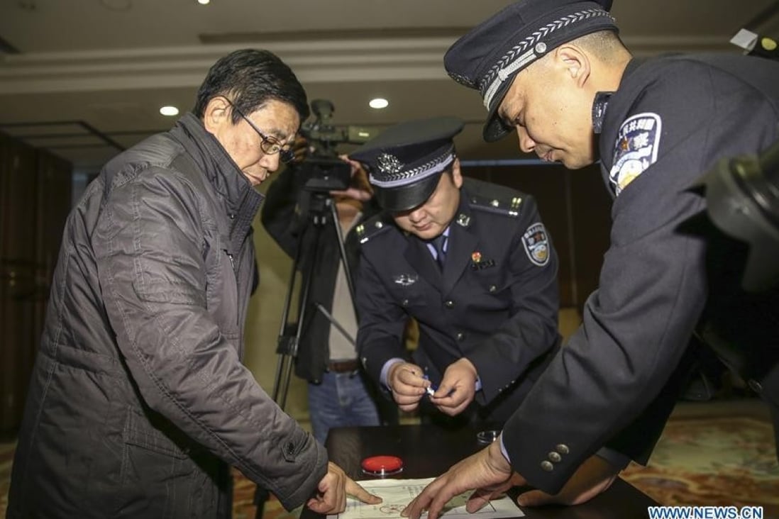 Former civil servant Yao Jinqi was extradited from Bulgaria to China last year to face charges of corruption. Photo: Xinhua