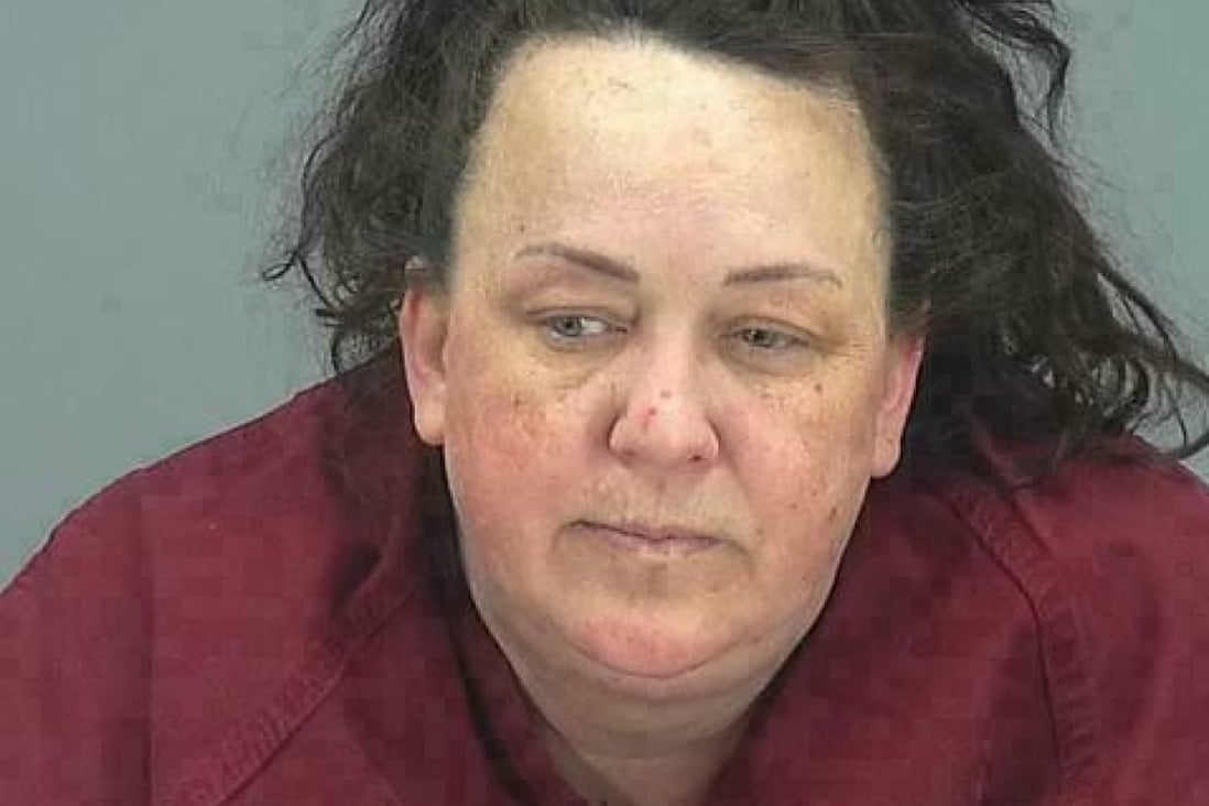 Machelle Hobson, who authorities say, abused seven adopted children, including using pepper spray on them and locking them in a wardrobe. Photo: AP