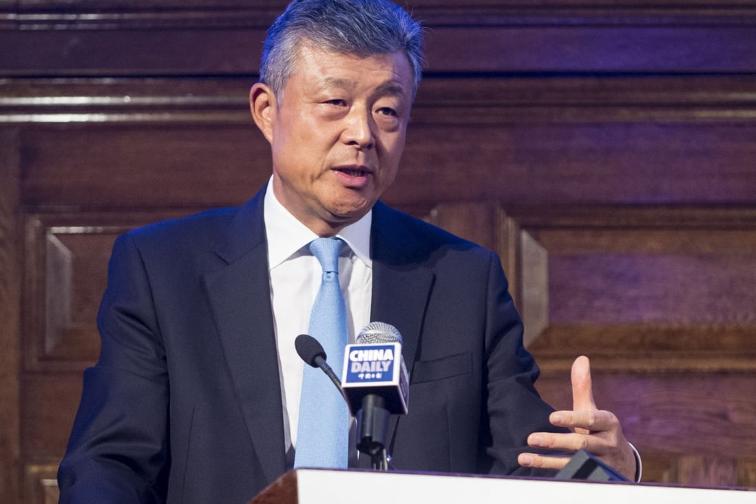 China’s Ambassador to Britain Liu Xiaoming warned nations against engaging in “gunboat diplomacy” in an article published by British newspaper The Daily Telegraph. Photo: Xinhua