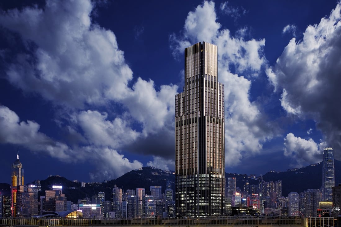 The new Rosewood Hong Kong occupies prime space overlooking the harbour.