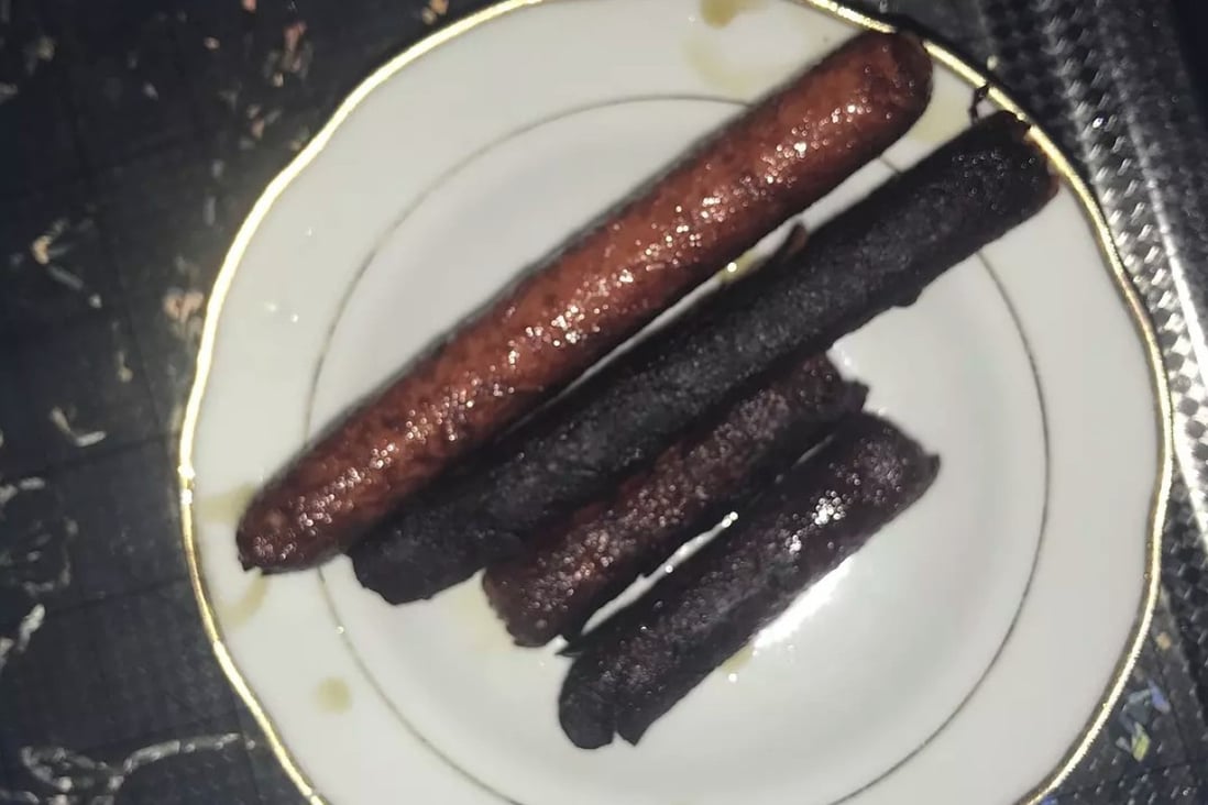 The person who cooked these sausages got nothing but compliments on the Douban “Praise each other” group. Photo: Douban