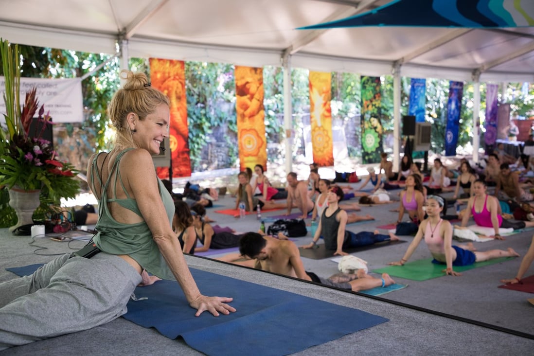 US yoga teacher Tymi Howard will hold classes at the Bali Spirit Festival this month in Ubud, Bali, Indonesia. Photo: Ulrike Reinhold