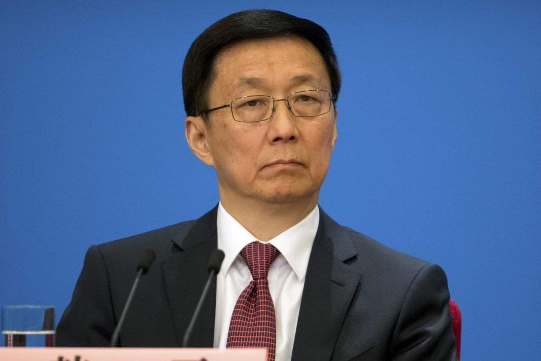 Chinese Vice-Premier Han Zheng. Photo: AP