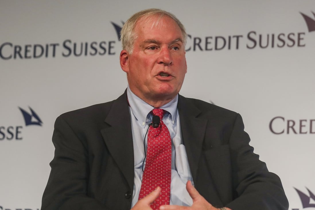 Boston Federal Reserve president Eric Rosengren spoke at the Credit Suisse Asian Investment Conference in Hong Kong. Photo: Xiaomei Chen