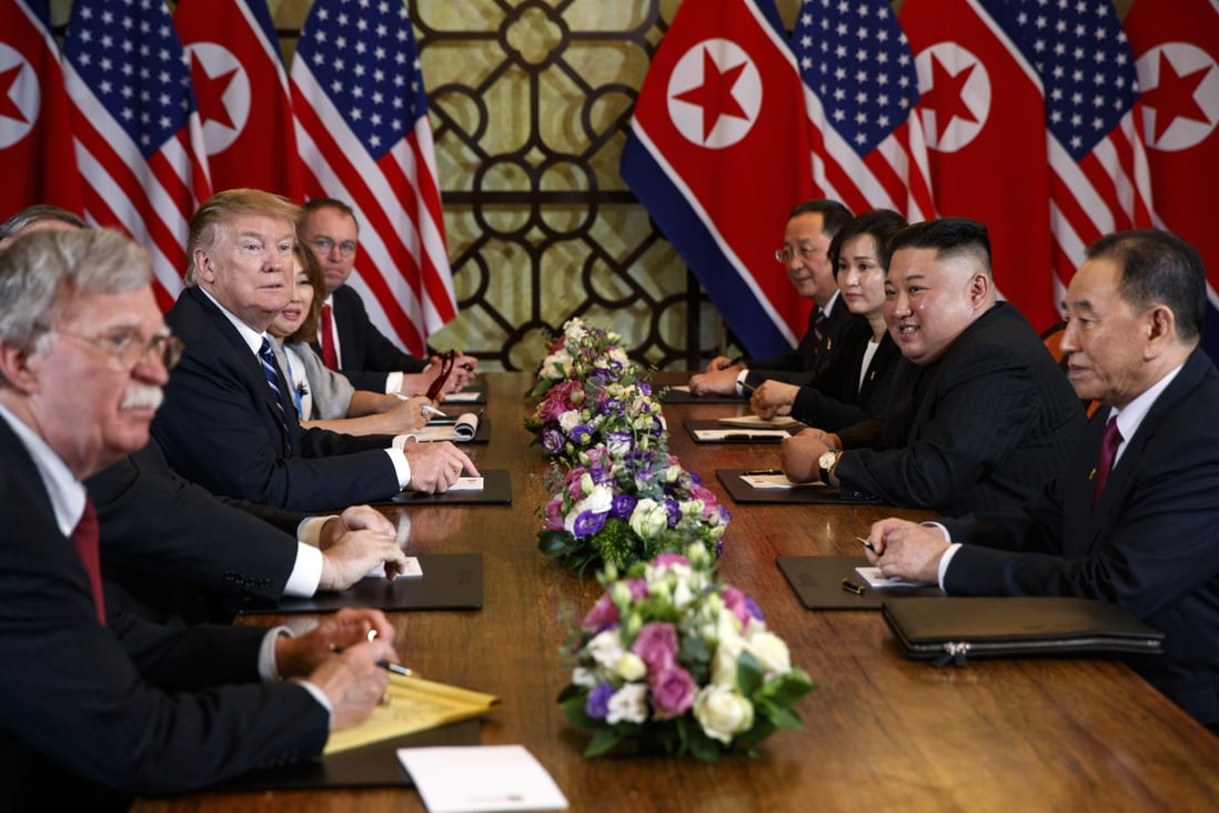 The Hanoi summit between US President Donald Trump and North Korean leader Kim Jong-un in February ended without a deal or agreement. Photo: AP