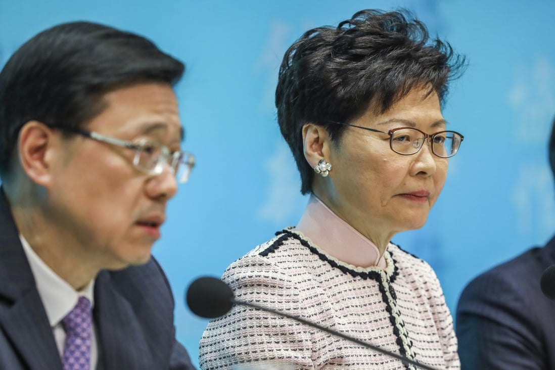 Secretary for Security John Lee and Chief Executive Carrie Lam have moved to allay fears surrounding the proposed extradition agreement. Photo: Sam Tsang