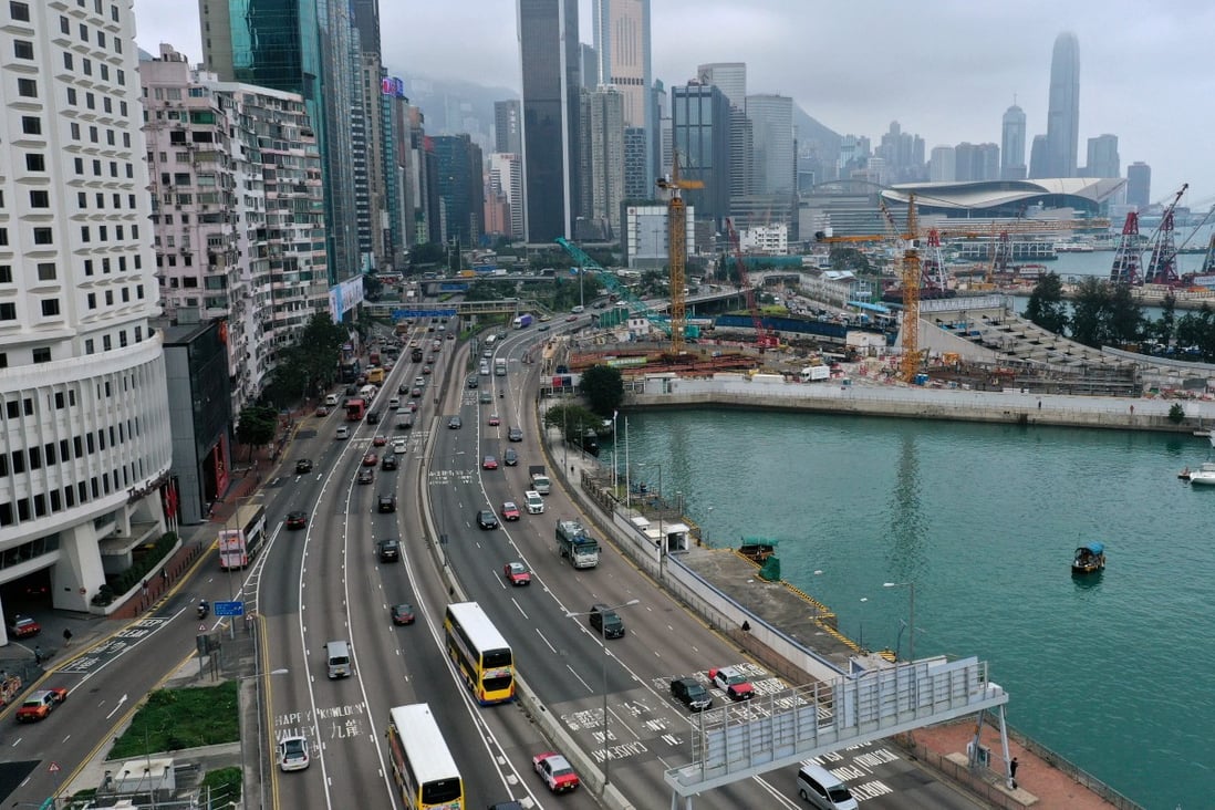 The Excelsior, the white building on the left, will make way for a US$650 million, six-year development into a waterfront office tower. Photo: Winson Wong