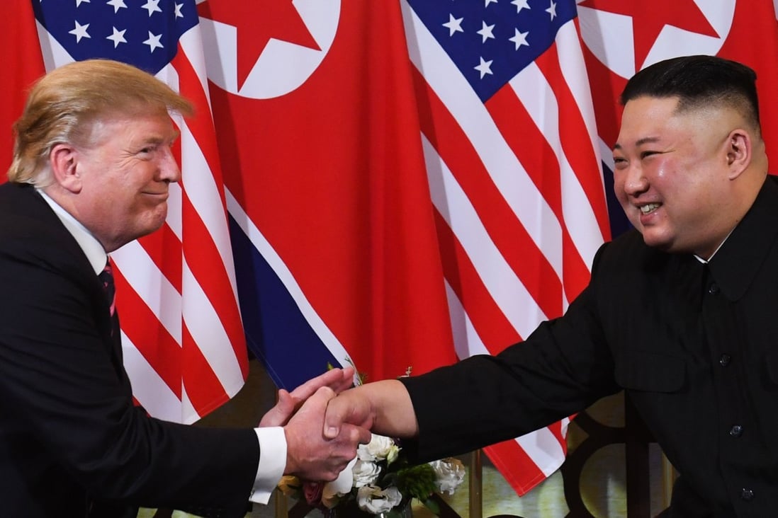 Donald Trump and Kim Jong-un failed to find any common ground when they met in Hanoi. Photo: AFP