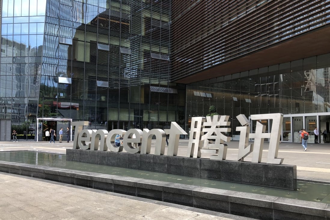 Tencent Holdings’ shares have jumped alongside a rising market. Photo: Chua Kong Ho