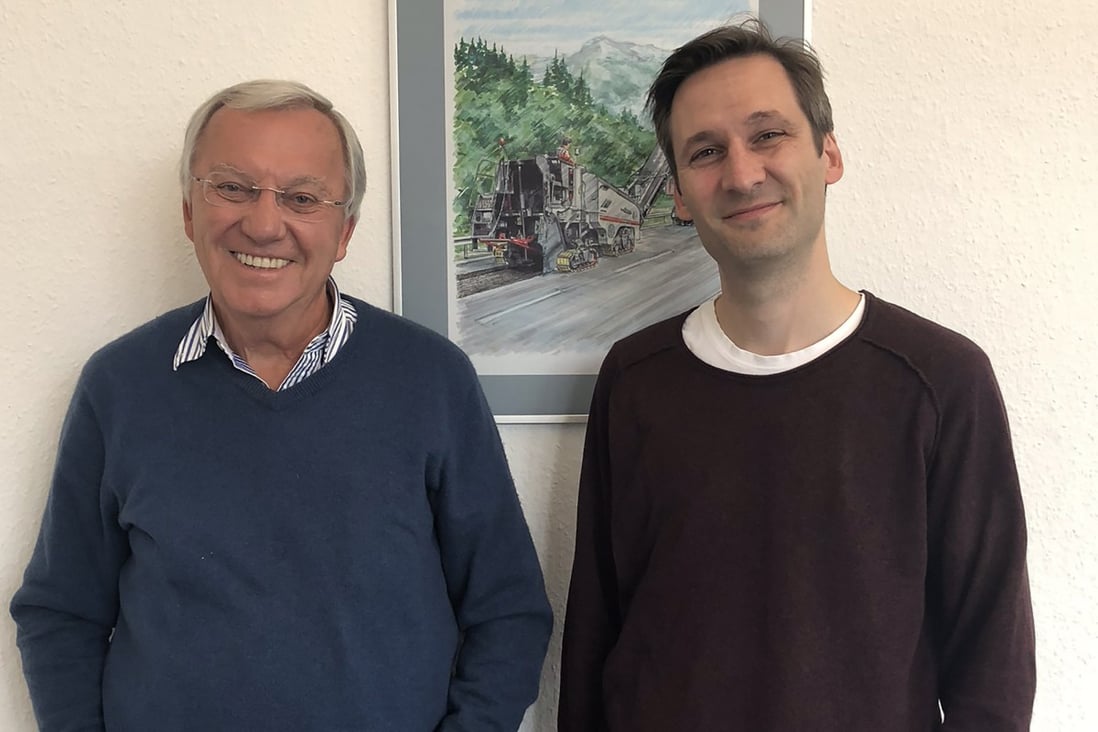 (From left) Wolfgang Hirsch, president and founder, and Claudius Hirsch, managing director