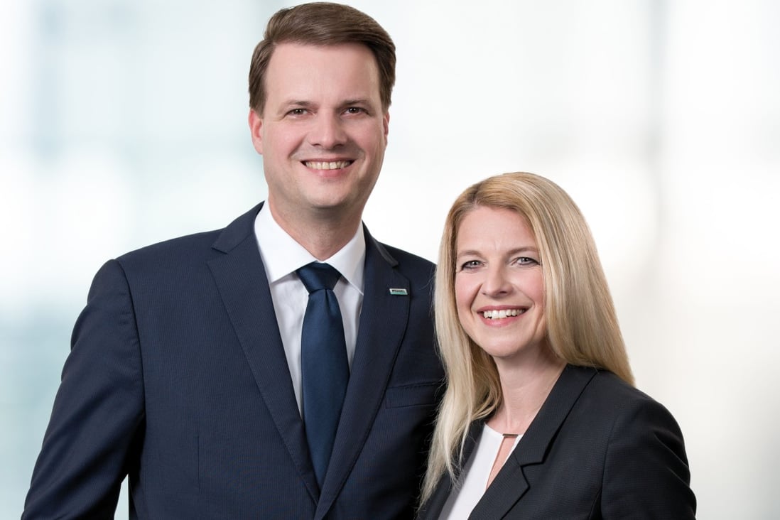 (From left) Dr Heiko Wenzel-Schinzer, chief digital officer, and Dr Heike Wenzel, president and CEO