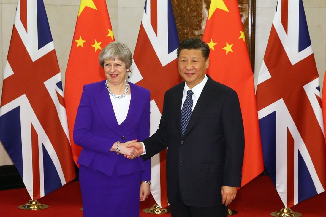 Hounded by Brexit rows at home, UK Prime Minister Theresa May met Chinese President Xi Jinping on February 1 to forge deeper trade ties after Britain leaves the European Union. Photo: AFP
