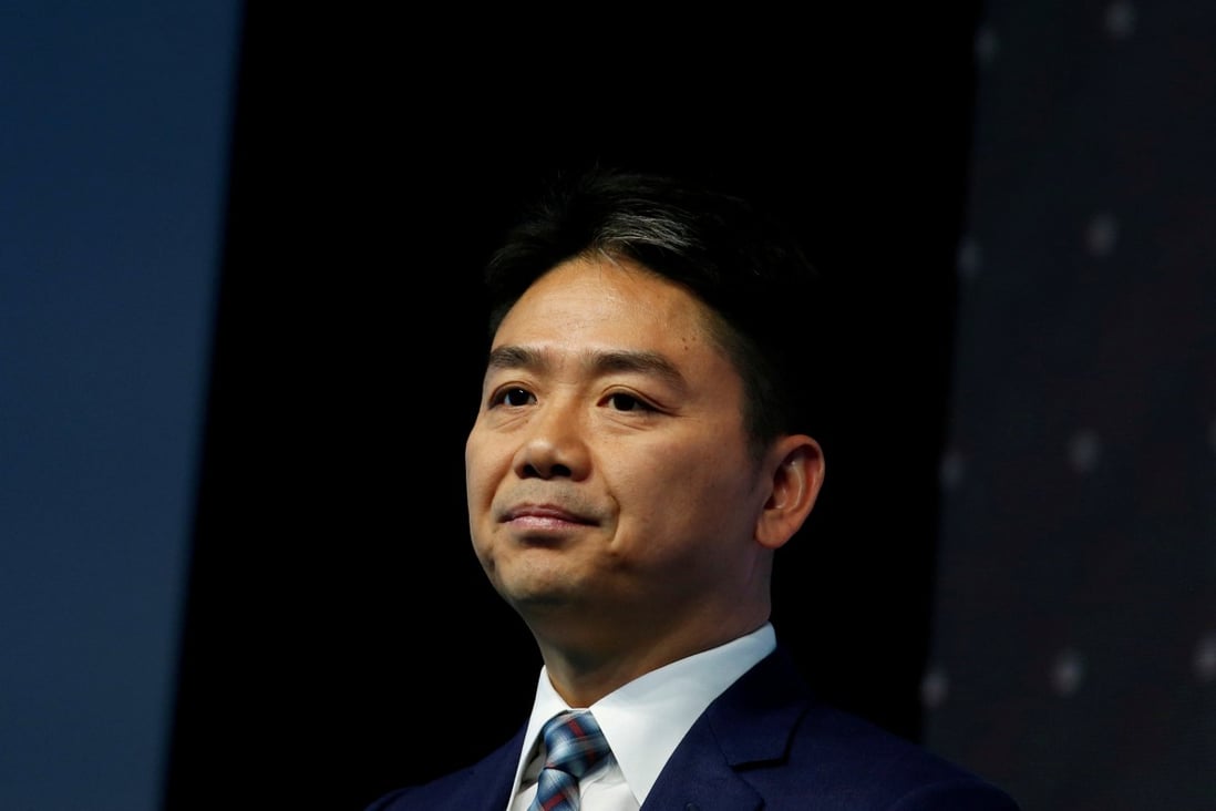 JD.com founder and chief executive Richard Liu Qiangdong attends a business forum in Hong Kong on June 9, 2017. Photo: Reuters