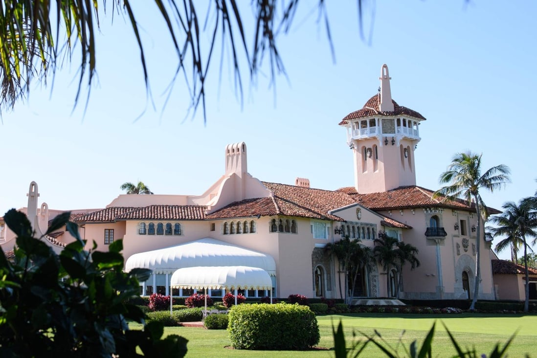 US President Donald Trump's Mar-a-Lago resort in Palm Beach, Florida. Photo: AFP
