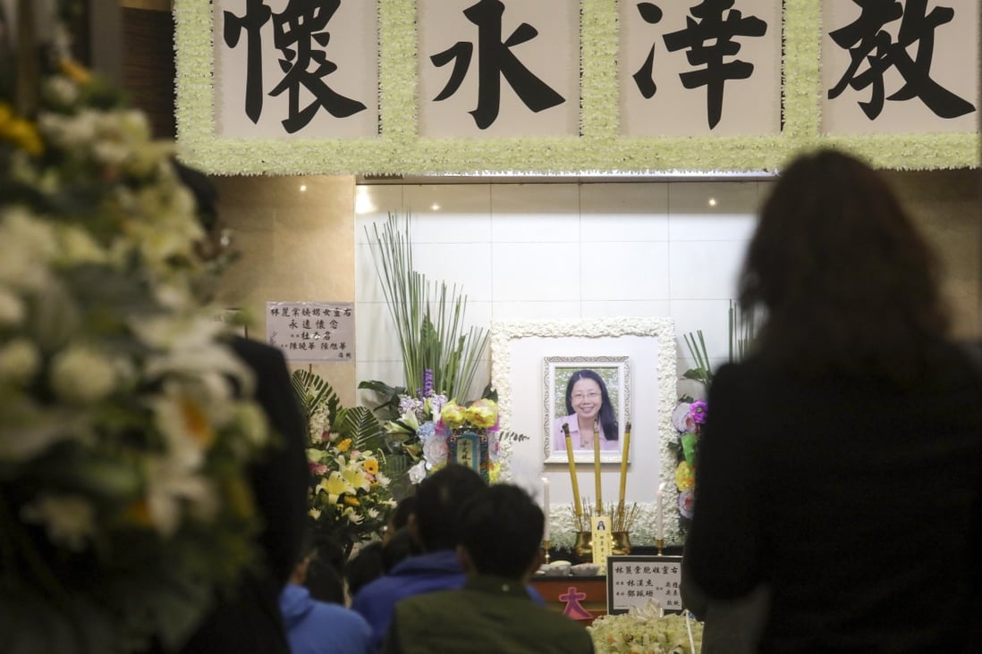 Lam Lai-tong, a Chinese and library studies teacher, fell to her death at her school in Tin Shui Wai in March. Photo: Felix Wong