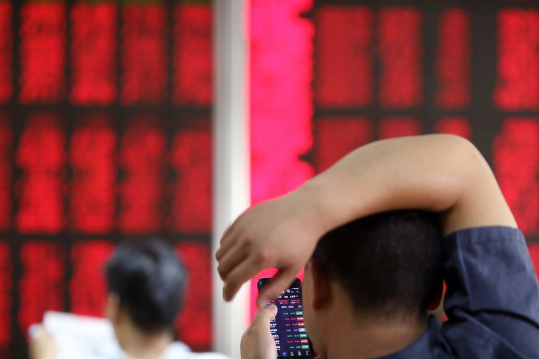 The Shanghai Stock Exchange finished higher for the first time in four trading sessions on Tuesday. Photo: Simon Song
