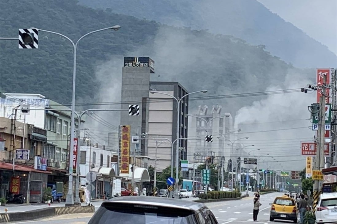 Magnitude 6 1 Earthquake Hits Eastern Taiwan South China Morning Post