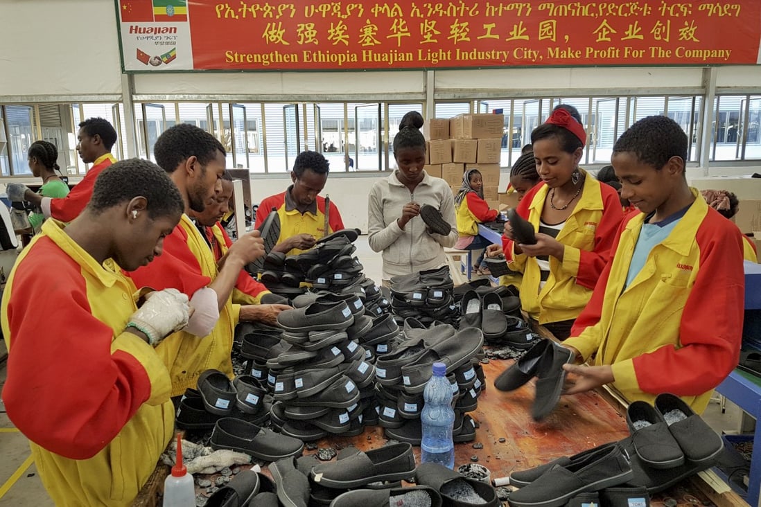 In Ethiopia, Chinese companies such as shoe manufacturer Huajian Group hire locals. When there are local employees, there are also more labour disputes. Photo: AP