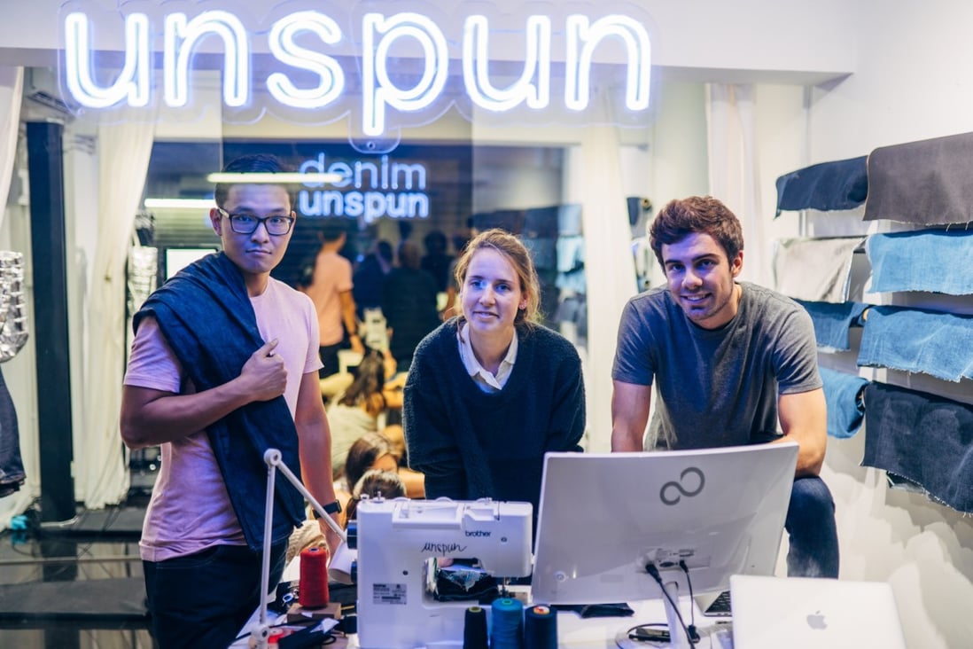 The Unspun founders (from left) Walden Lam, Beth Esponnette and Kevin Martin. Photo: Handout