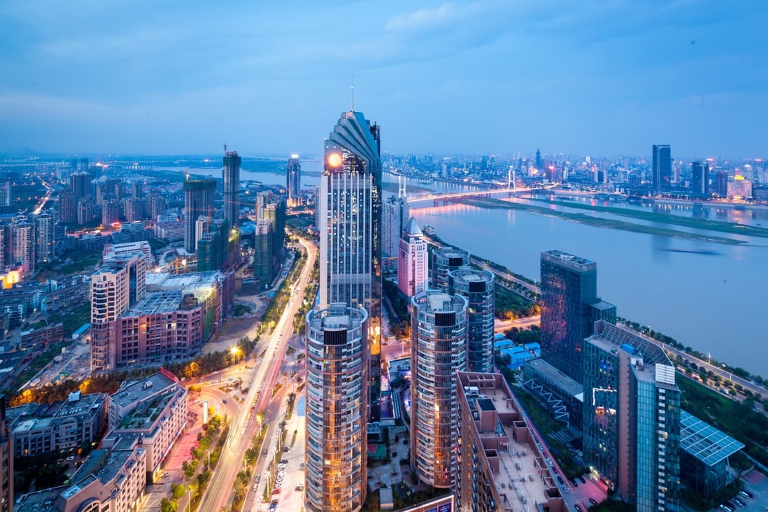 Beijing in February announced a blueprint for the Greater Bay Area, which includes the integration of Hong Kong, Macau and nine mainland cities into an economic and business hub. Shenzhen, one of the nine mainland cities, at night. Photo: Handout