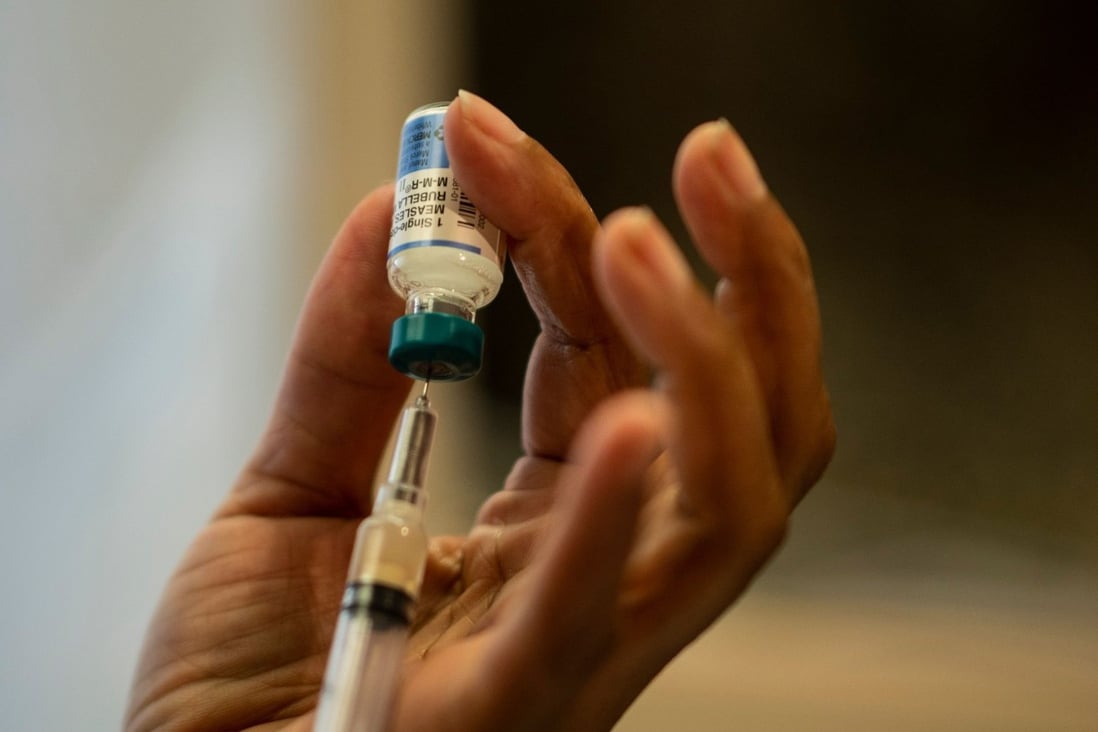 This year, Hong Kong is witnessing its highest number of measles cases in a decade. Photo: AFP