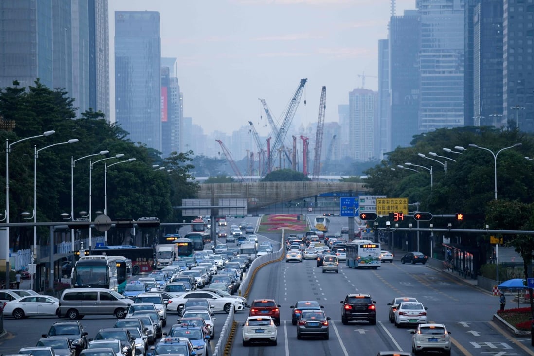Shenzhen is known for its stringent traffic regulations to control the flow of hundreds of thousand of vehicles in the southern Chinese city of 12 million people, with surveillance cameras set up in every corner of the city. Photo: AFP