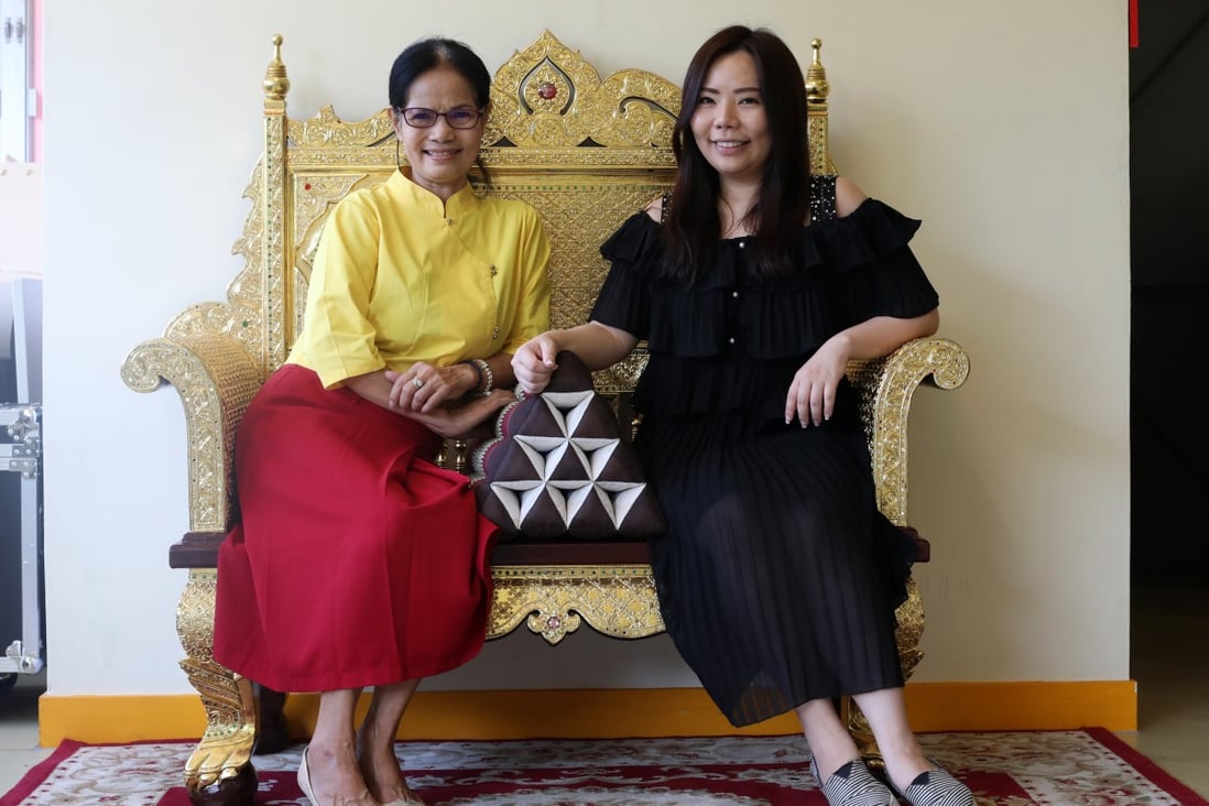 Ann Bang On Leung, left, and Vita Chan, founder of HK Talent Star in Kowloon City, and organiser of Songkran HK, pictured in Kowloon City. Photo: Xiaomei Chen