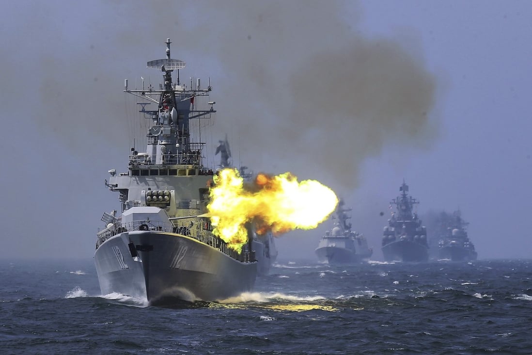 The PLA is staging live-fire drills at the northern end of the Taiwan Strait this week. Photo: AP