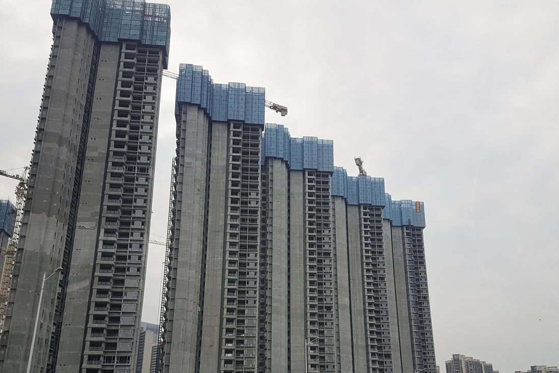 Apartment blocks under construction in Foshan, China. Home price growth snapped a four-month deceleration in March. Photo: Martin Williams