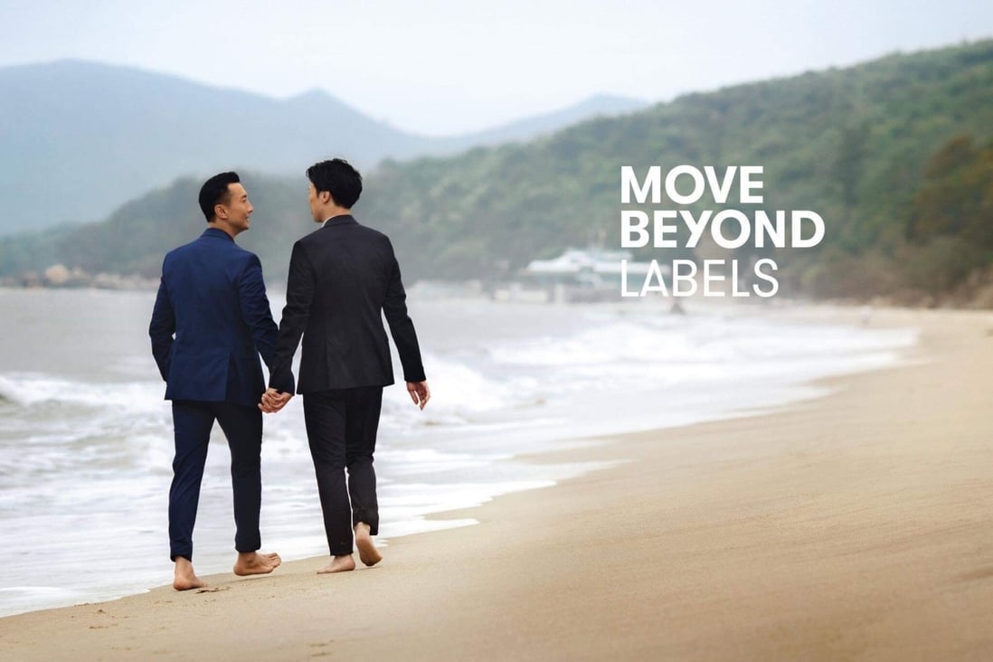 Cathay Pacific’s new LGBT-friendly advertisement. The advert was banned by MTR Corp and Hong Kong International Airport. Photo: Handout