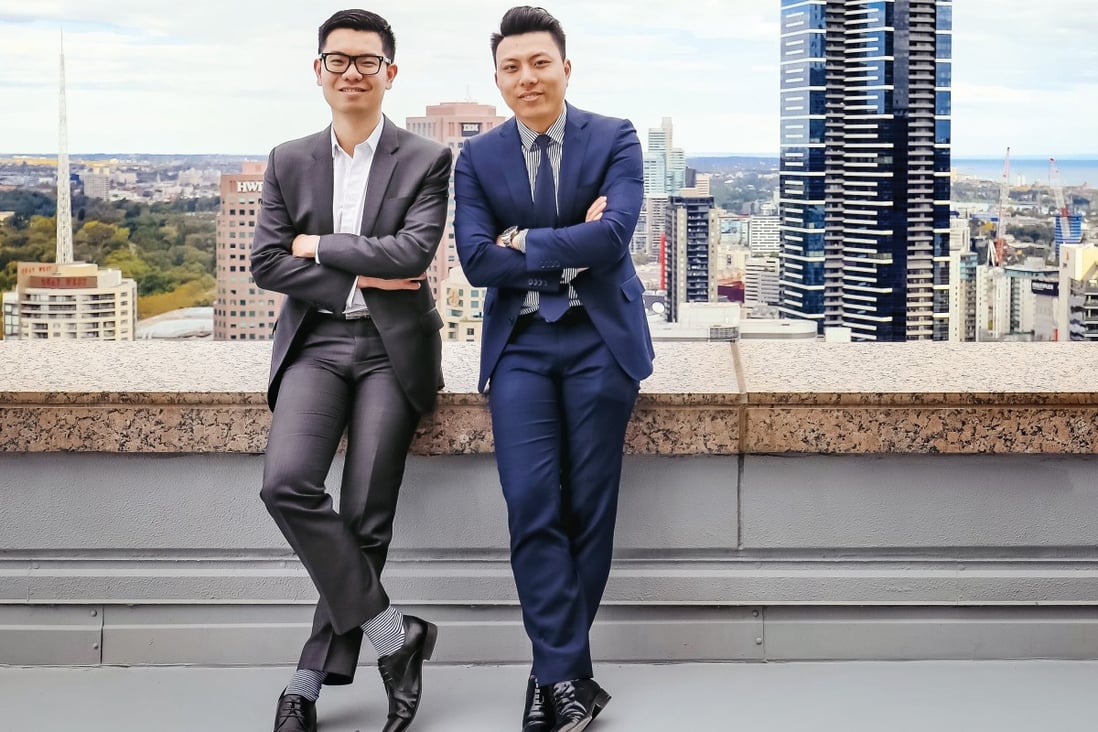 (From left) Alex Liang, director, and Kelvin Ng, managing director