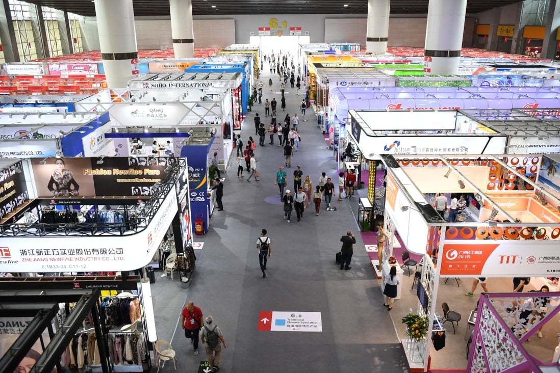 People visit the third phase of the 125th China Import and Export Fair in Guangzhou. Photo: Xinhua