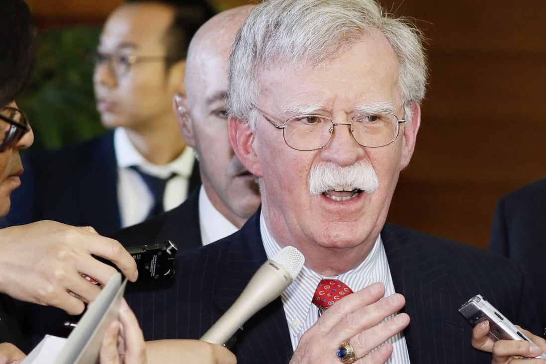 John Bolton’s meeting with David Lee was the first between senior US and Taiwanese security officials in more than four decades. Photo: AP
