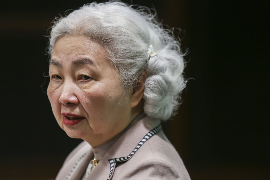 Former secretary for justice Elsie Leung said international critics of the Hong Kong government’s extradition bill did not understand the amended legislation: Photo: Xiaomei Chen
