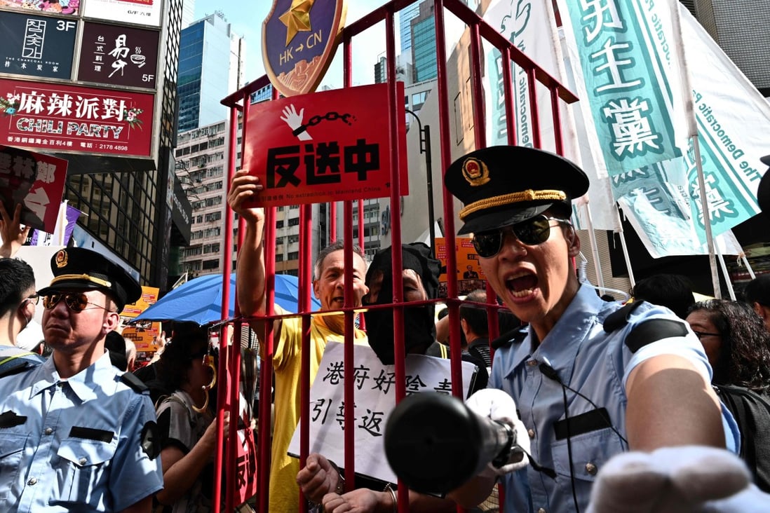 Opponents of the bill worry about unfair trials and a lack of human rights protections in mainland China. Photo: AFP