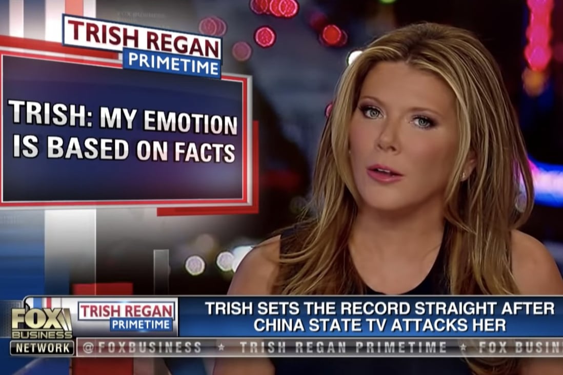 Fox Business’s Trish Regan will debate trade with CGTN’s Liu Xin. Photo: Handout