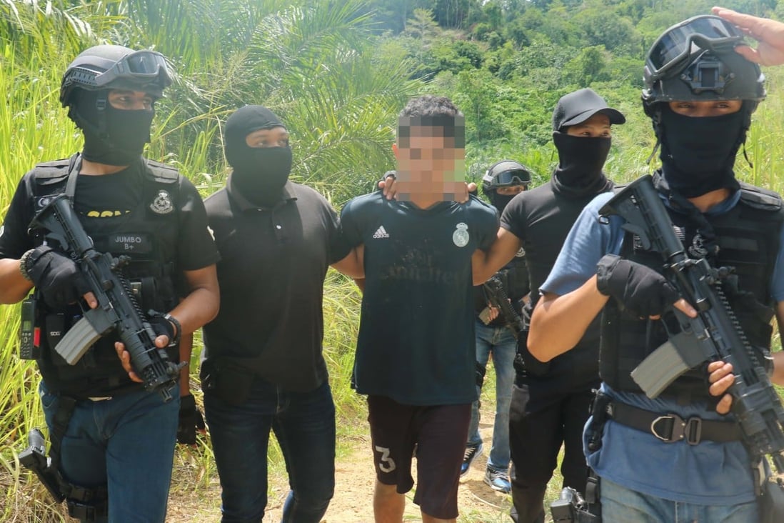 The suspects were from Malaysia, Indonesia and Bangladesh. Photo: Special Branch Counter-Terrorism Unit, Royal Malaysian Police
