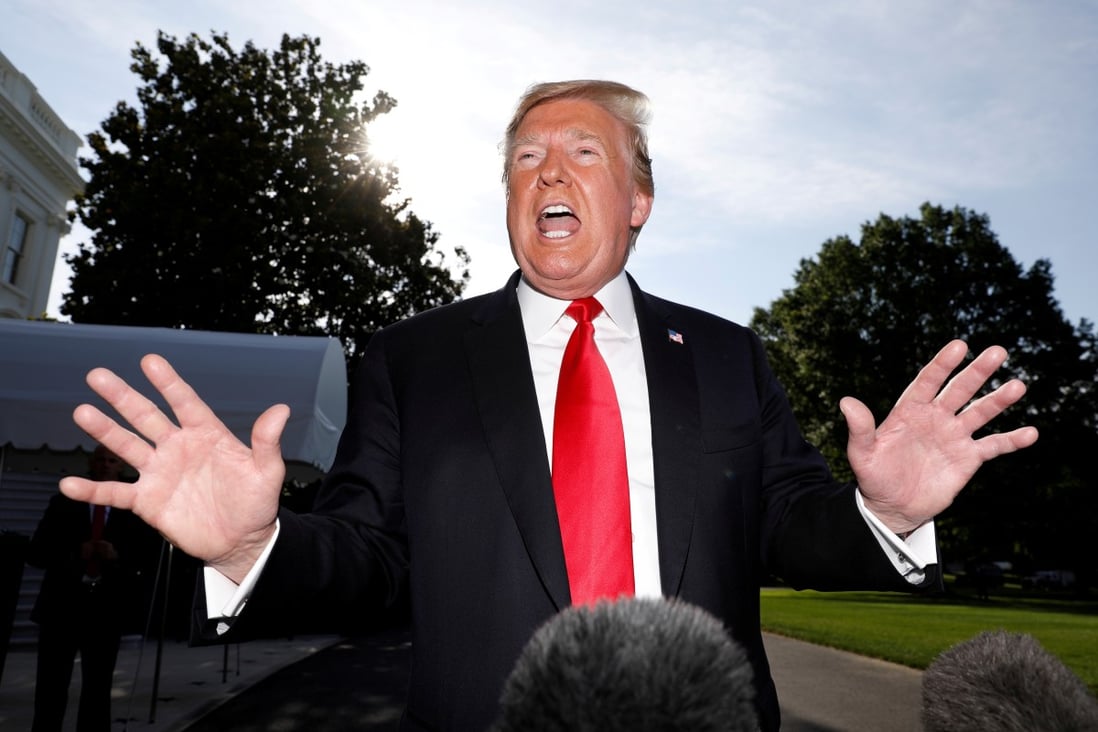 US President Donald Trump has accused the Mexican government of failing to do enough to crack down on the surge of Central American migrants who have been flowing to the US in search of asylum from countries including El Salvador, Honduras and Guatemala. Photo: Reuters