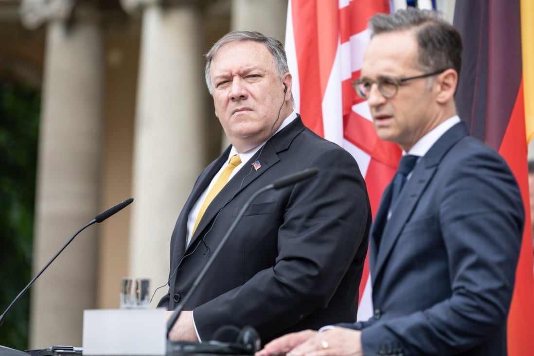 US Secretary of State Mike Pompeo (L) and German Foreign Minister Heiko Maas (R). Photo: EPA-EFE