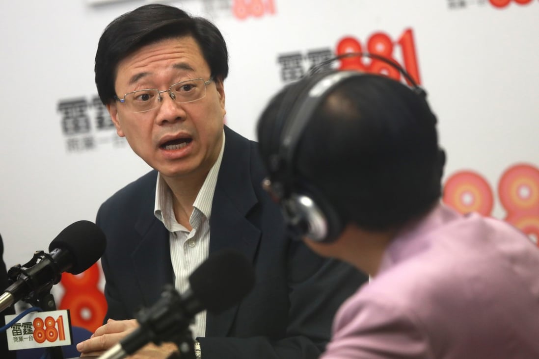 John Lee suggested extra provisions did not need to be embedded in the rendition legislation because the mainland system provides extensive human rights protections already. Photo: May Tse