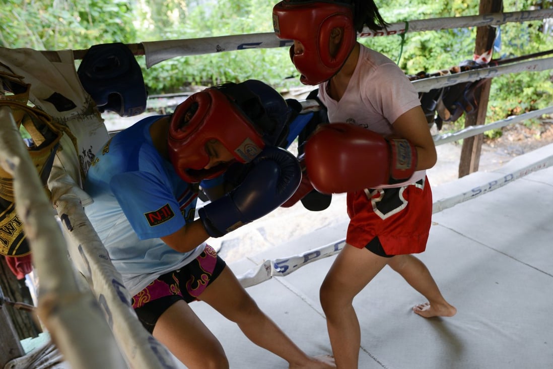 Kick-boxing is tough for young fighters, although proponents say it is a respectable and controllable affair. Photo: Anusak Laowilas