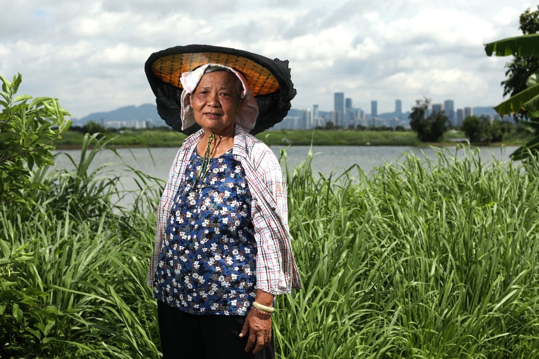 Fung Heung-lan, 70, a fish farmer in Tai Sang Wai, Yuen Long has been nominated for a Spirit of Hong Kong Spirit of Culture Award. Photo: Xiaomei Chen