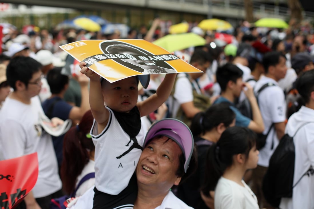 Protesters came out in force to say no to Chief Executive Carrie Lam’s extradition bill. Photo: Xiaomei Chen