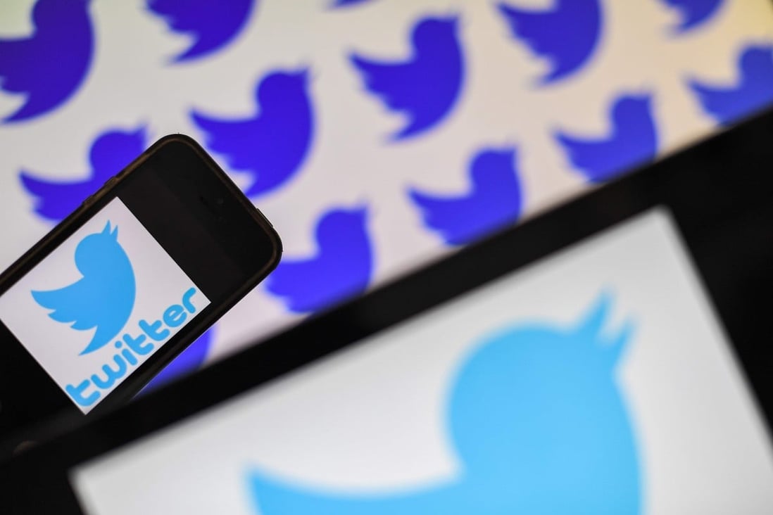 Twitter said it was “taking action on accounts that are in violation of our policies”. Photo: AFP