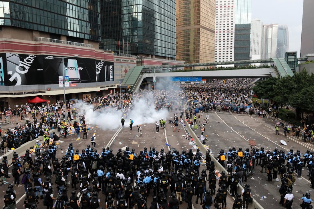 There has been widespread criticism of police conduct at this month’s protests, but an officer’s alleged ‘Jesus’ comment in the first to find its way to the courts. Photo: May Tse