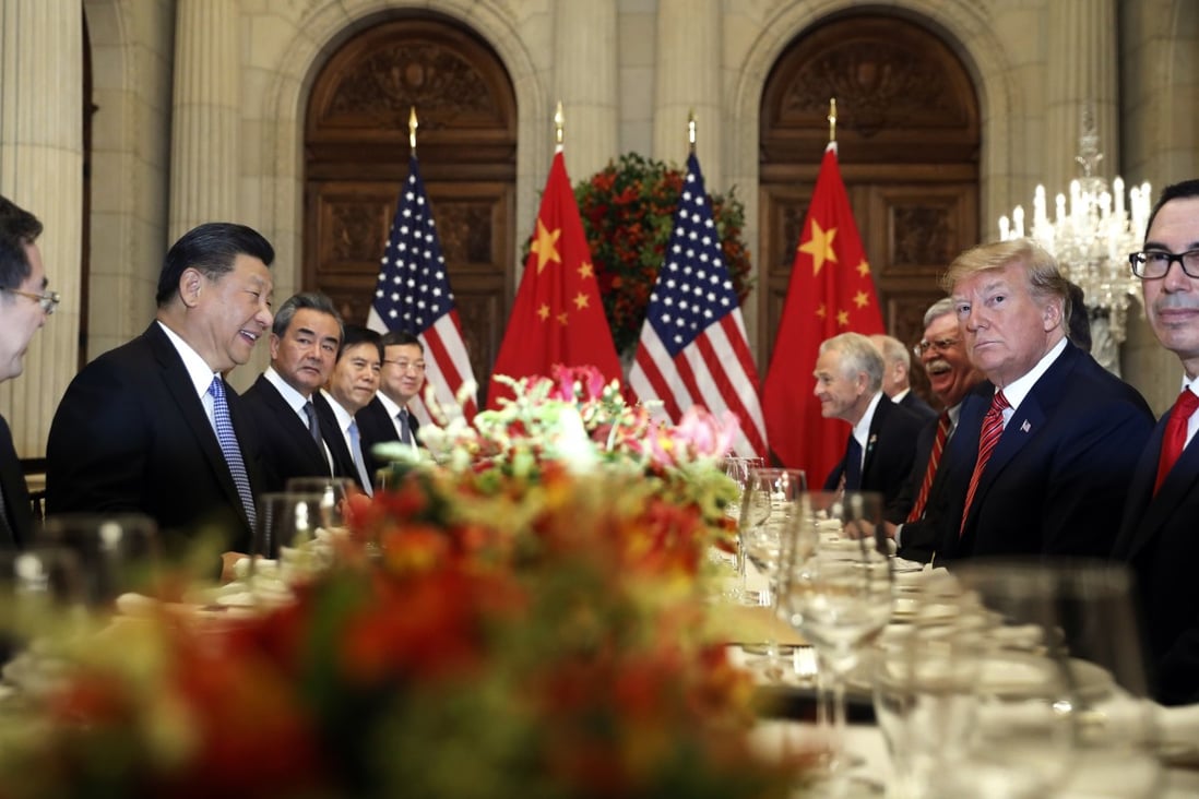 Xi Jinping and Donald Trump may hold formal negotiations over dinner in Osaka this week, as they did in Argentina at the last G20 summit in Buenos Aires. Photo: AP