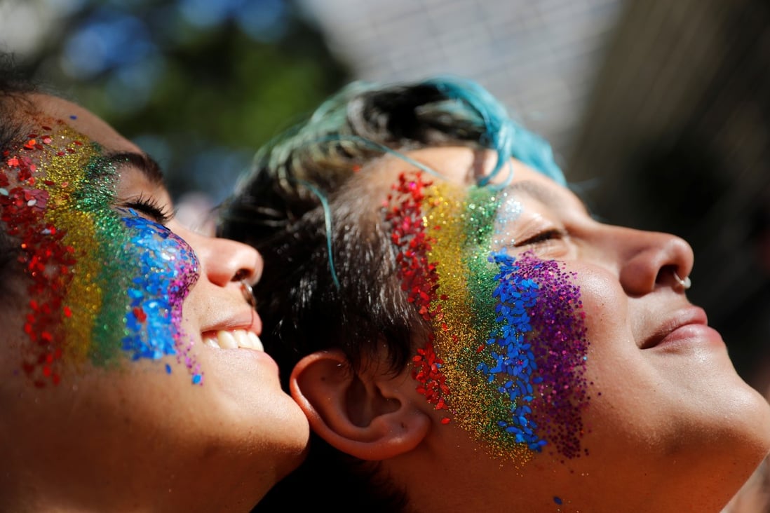 Revellers participate in the Gay Pride parade along Paulista Avenue in Sao Paulo, Brazil. Photo: Reuters