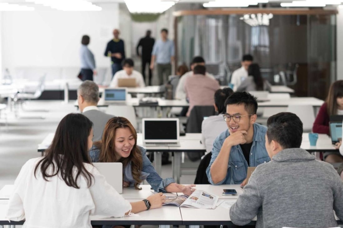 Co-working space at Leighton Centre in Hong Kong operated by theDesk. The company’s CEO said that operators are likely to increase rents as the industry undergoes a wave of consolidation. Photo: Handout