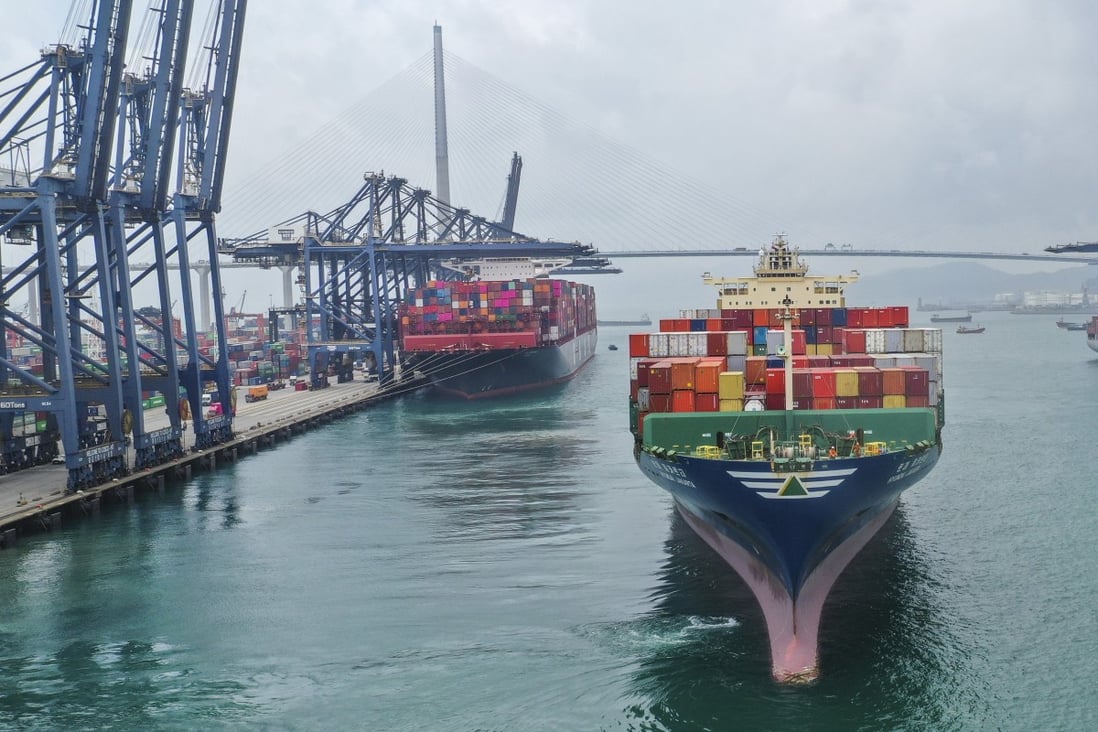 The Hong Kong container terminal in Kwai Chung. Hong Kong’s free-port status is among its treasured assets. Photo: Roy Issa
