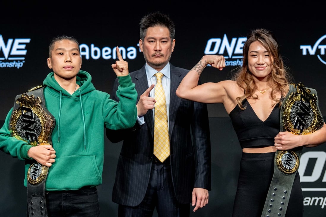 Xiong Jingnan (left) will look to take Angela Lee’s atomweight title. Photos: One Championship